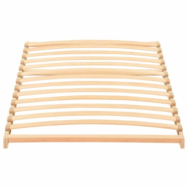 vidaXL Slatted Bed Base Brown 80 x 190 cm Solid beech wood