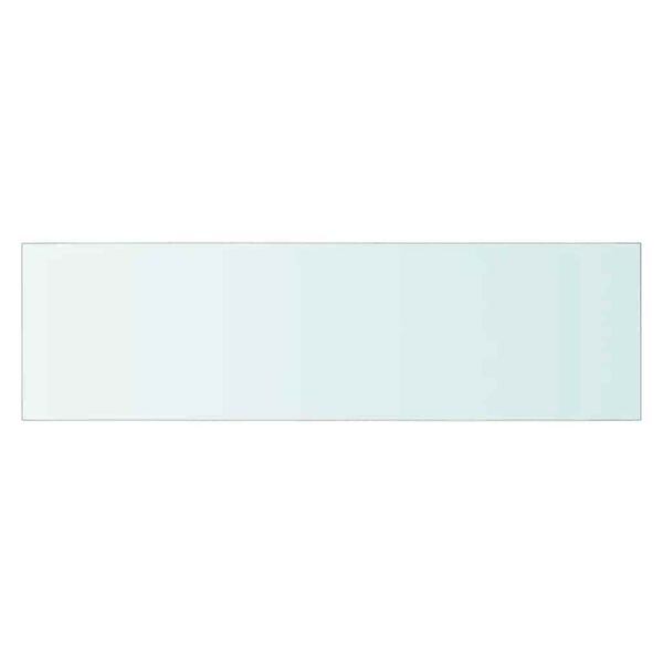vidaXL Shelf Panel Glass Clear 70x20 cm