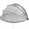 vidaXL Pool Dome Folding Manual Transparent 592 x 590 x 275 cm PVC