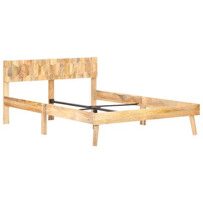 vidaXL Bed Frame Solid Mango Wood 120x200 cm