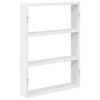 vidaXL Wall Shelf White 43x9x60 cm Engineered Wood