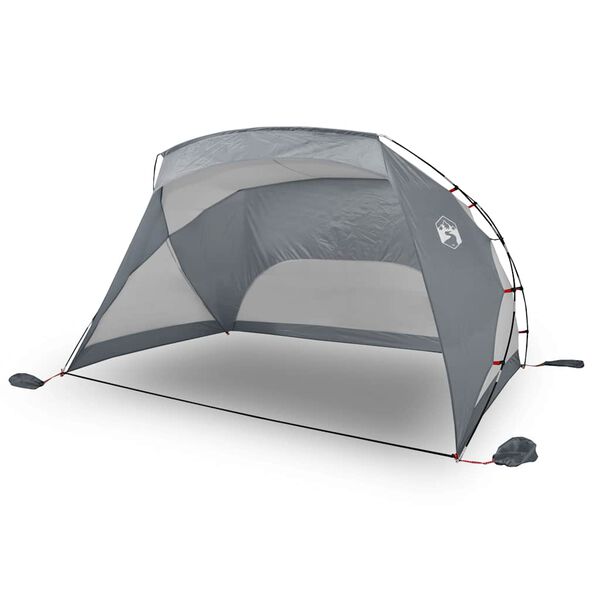 vidaXL Beach Tent Grey 274x178x170/148 cm 185T Polyester