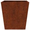 vidaXL Garden Planters 2 pcs 40x40x40 cm Weathering Steel