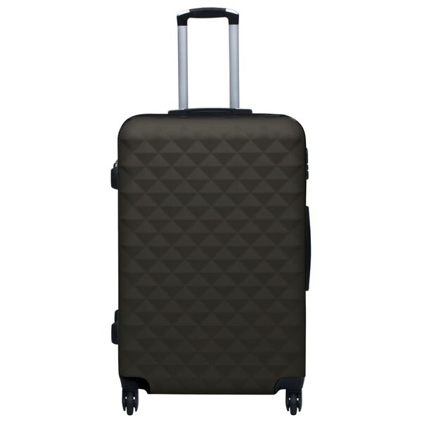vidaXL Hardcase Trolley Set 3 pcs Anthracite ABS