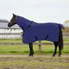 vidaXL Horse Blanket Navy Blue Polyester