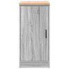 vidaXL Garage Storage Cabinet Grey Sonoma 40x51x85 cm Solid Wood Pine