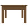 vidaXL Coffee Table Honey Brown 45x45x30 cm Solid Wood Pine