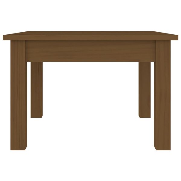 vidaXL Coffee Table Honey Brown 45x45x30 cm Solid Wood Pine