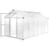 vidaXL Greenhouse | Transparent | Aluminium frame | Large