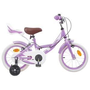 vidaXL Kids Bike 16 Inches for 4-6 Years Old Purple
