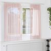 vidaXL Voile Curtains with Rod Pockets 2 pcs Light Pink