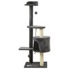 vidaXL Cat Tree with Sisal Scratching Posts Dark Grey 120 cm