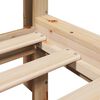 vidaXL Bookcase Bed without Mattress 120x200 cm Solid Wood Pine