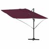 vidaXL Umbrella Bordeaux Red 351 x 250 x 260 cm
