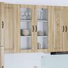 vidaXL Kitchen Cabinet with Storage Kalmar Sonoma Oak 80 x 31 x 100 cm