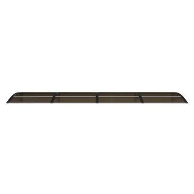 vidaXL Door Canopy Black 350x75 cm Polycarbonate