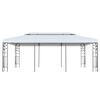 vidaXL Gazebo 3x6 m White