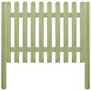 vidaXL Picket Fence Impregnated Pinewood 5.1 m 120 cm 6/9cm
