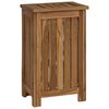vidaXL Laundry Basket Natural 35 x 25 x 60 cm Solid Teak Wood