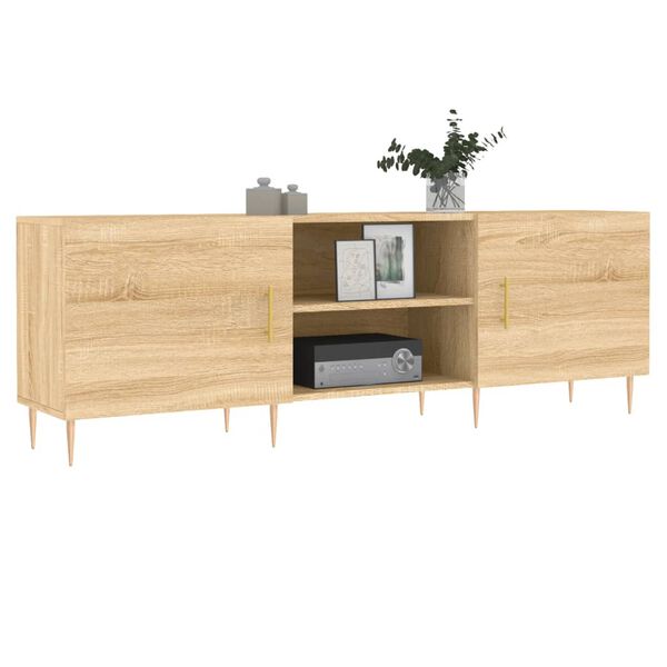 vidaXL TV Cabinet Sonoma Oak 150x30x50 cm Engineered Wood