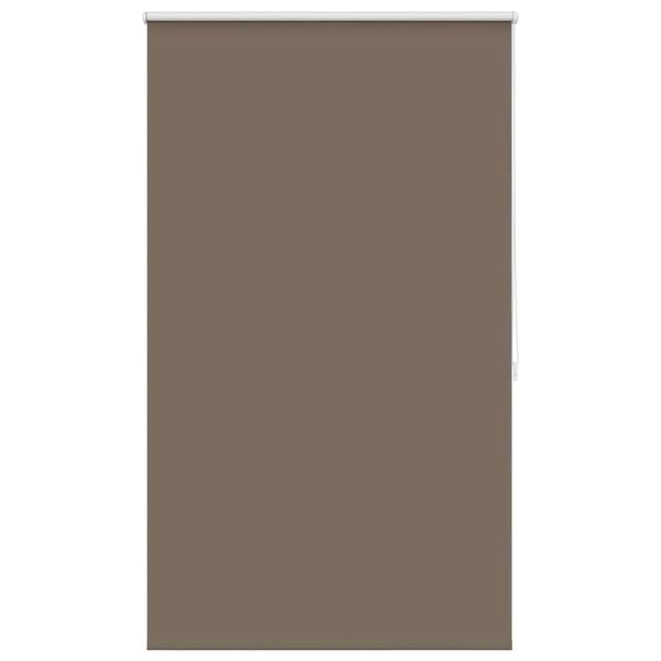 vidaXL Roller blind blackout 124.4x175 cm Fabric Width 120 cm coffee