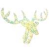 vidaXL Reindeer Pull Sleigh 140 LEDs Warm white 68 x 36.5 x62.5 cm PET