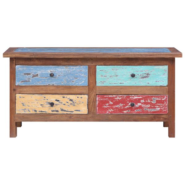 vidaXL TV Cabinet 102x35x50 cm Solid Reclaimed Wood