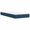 vidaXL Box Spring Bed with Mattress Dark Blue 80x200 cm Velvet