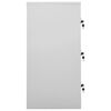 vidaXL Locker Cabinet Light Grey and Green 90x45x92.5 cm Steel