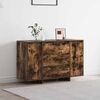 vidaXL Sideboard Smoked Oak 120 x 41 x 75 cm Engineered Wood
