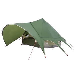 vidaXL Teepee Tent 5-Person 5-Person Green and Grey