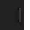 vidaXL Wall Mounted Cabinet Black 34.5x34x90 cm Engineered Wood