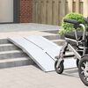 vidaXL Ramp for Wheelchair 270 kg Silver 152 x 73 x 5 cm Aluminium