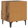 vidaXL Bedside Cabinet Old Wood 40 x 35 x 47.5 cm Engineered Wood