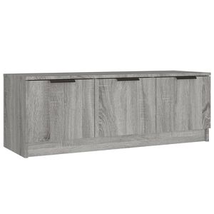 vidaXL TV Cabinet Grey Sonoma 102x35x36.5 cm Engineered Wood