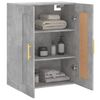 vidaXL Wall Mounted Cabinet Concrete Grey 69.5x34x90 cm Engineered Wood