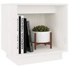 vidaXL Bedside Cabinet White 40x30x40 cm Solid Wood Pine