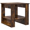 vidaXL Coffee Table Smoked Oak 51 x 50 x 50 cm Engineered Wood