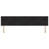 vidaXL LED Headboard with LED Strip Lights Manual Black 200 cm Velvet