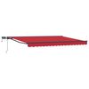 vidaXL Red and Anthracite 4 x 3 m Polyester with PU coating