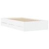 vidaXL Bed Frame with Drawers without Mattress White 90x200 cm