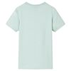 Kids' T-shirt with Stripes Light Mint 128