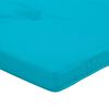 vidaXL Chair Cushion 2 pcs Turquoise 58 x 77 x 4.5 cm Oxford fabric