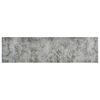 vidaXL Kitchen Rug Washable Beton 45x150 cm Velvet