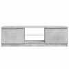 vidaXL TV Cabinet with LED Lights Concrete Grey 120x30x36 cm