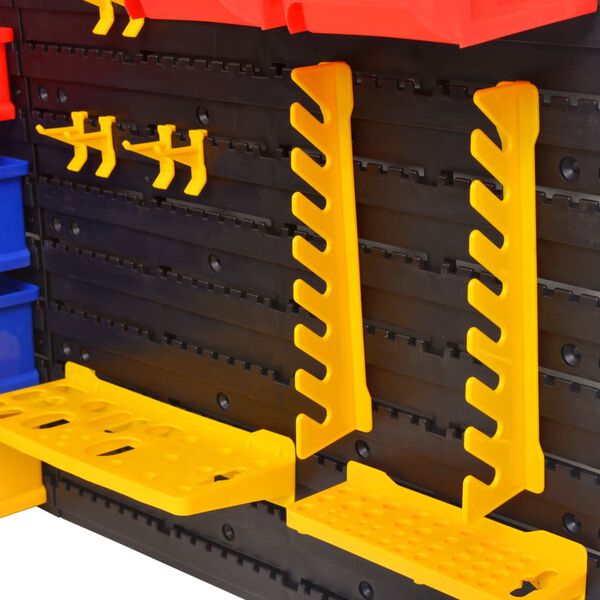 vidaXL Wall-Mountable Garage Tool Organiser