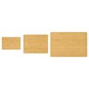 vidaXL 3 Piece Chopping Board Set Bamboo