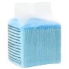 vidaXL Pet Training Pad 50 pcs Blue and White 60 x 45 cm
