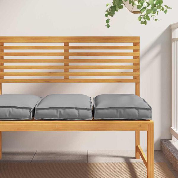 vidaXL Pallet Cushion for suitable for Seat 2 pcs Grey 40 x 40 x 8 cm