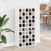 vidaXL Wine Rack 2 pcs White 56 x 25 x 56 cm Solid Pine Wood